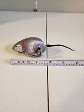 Vintage Wind Up Tin Mouse Toy Works