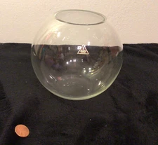 VTG~SUSSMUTH~GERMANY~CLEAR CRYSTAL~LABELED~HANDBLOWN~ Vase/bowl, Rare MCM 6”