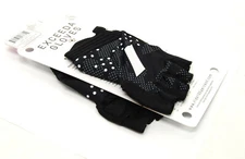 100% Exceeda Gel Short Finger Gloves, Black, Extra Large