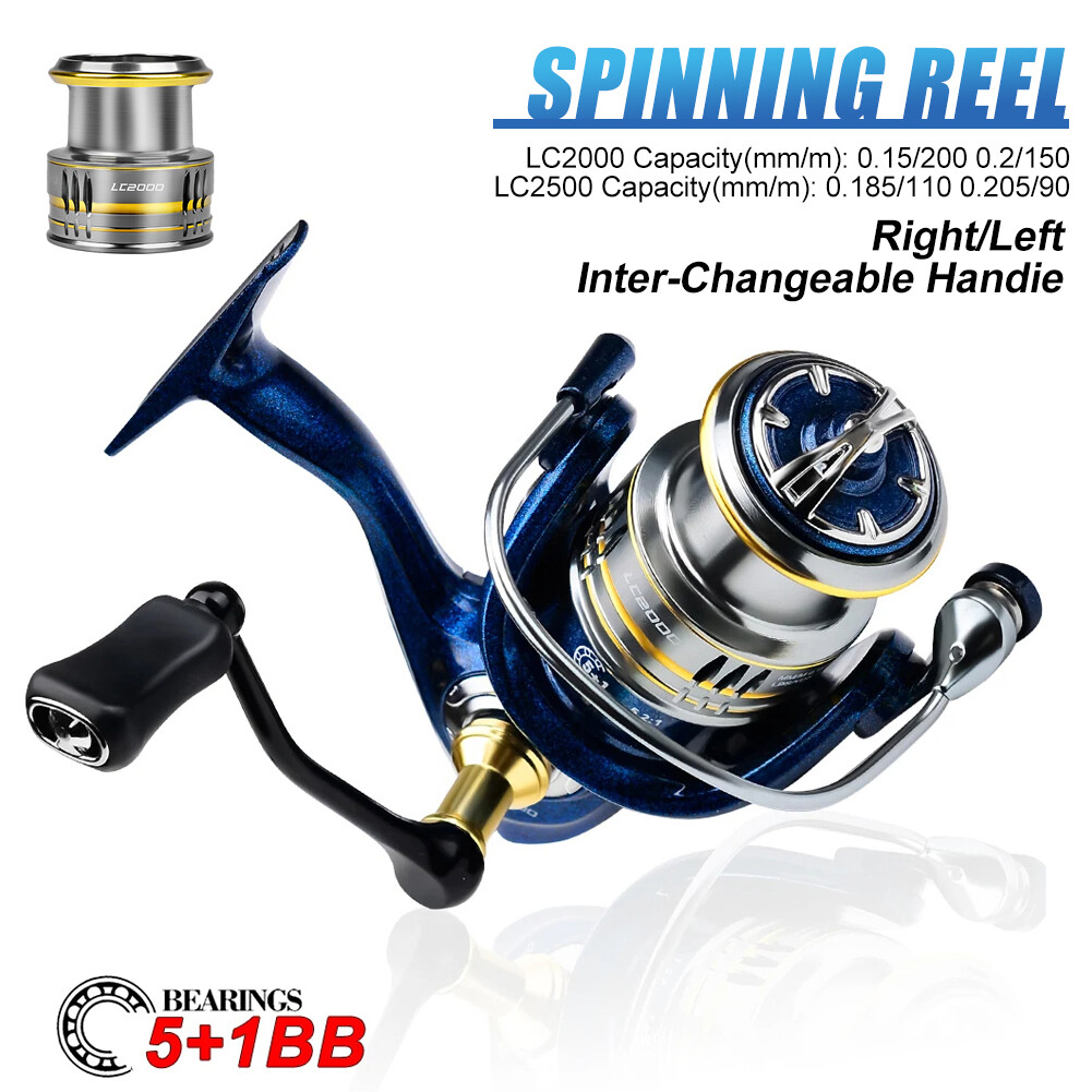 5.2:1 Gear Ratio Spinning Fishing Reel 5-6KG Drag Fishing Reel 5+1BB Metal Spool | eBay 5.2:1 Gear Ratio Spinning Fishing Reel 5-6KG Drag Fishing Reel 5+1BB Metal Spool | eBay