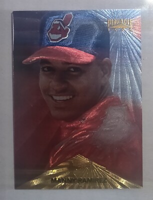 1996 PINNACLE BASEBALL MANNY RAMIREZ #18 STARBURST CLEVELAND INDIANS GREAT CARD