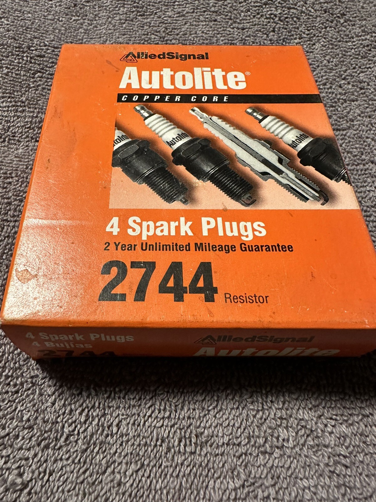 Allied Signal Autolite 2744 Pack Of 4 Spark Plugs