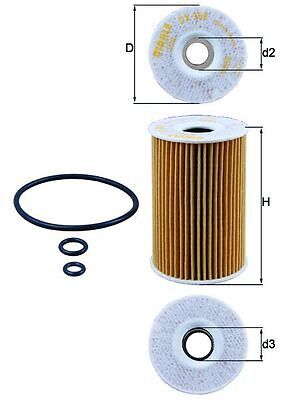 MAHLE ÖLFILTER AUDI VW SEAT SKODA OX388D
