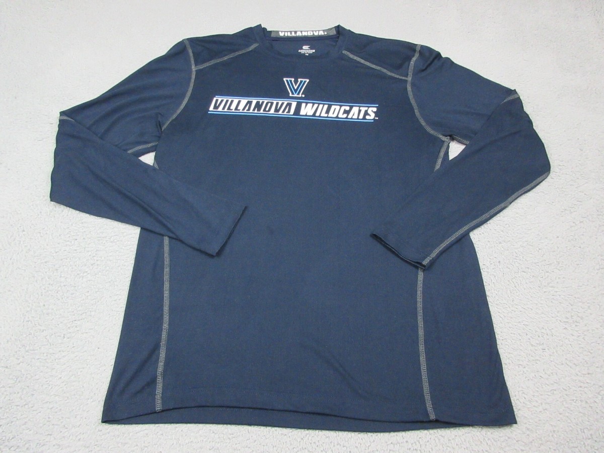 Villanova Wildcats Shirt Mens Large Blue Logo Stretch College Basketball