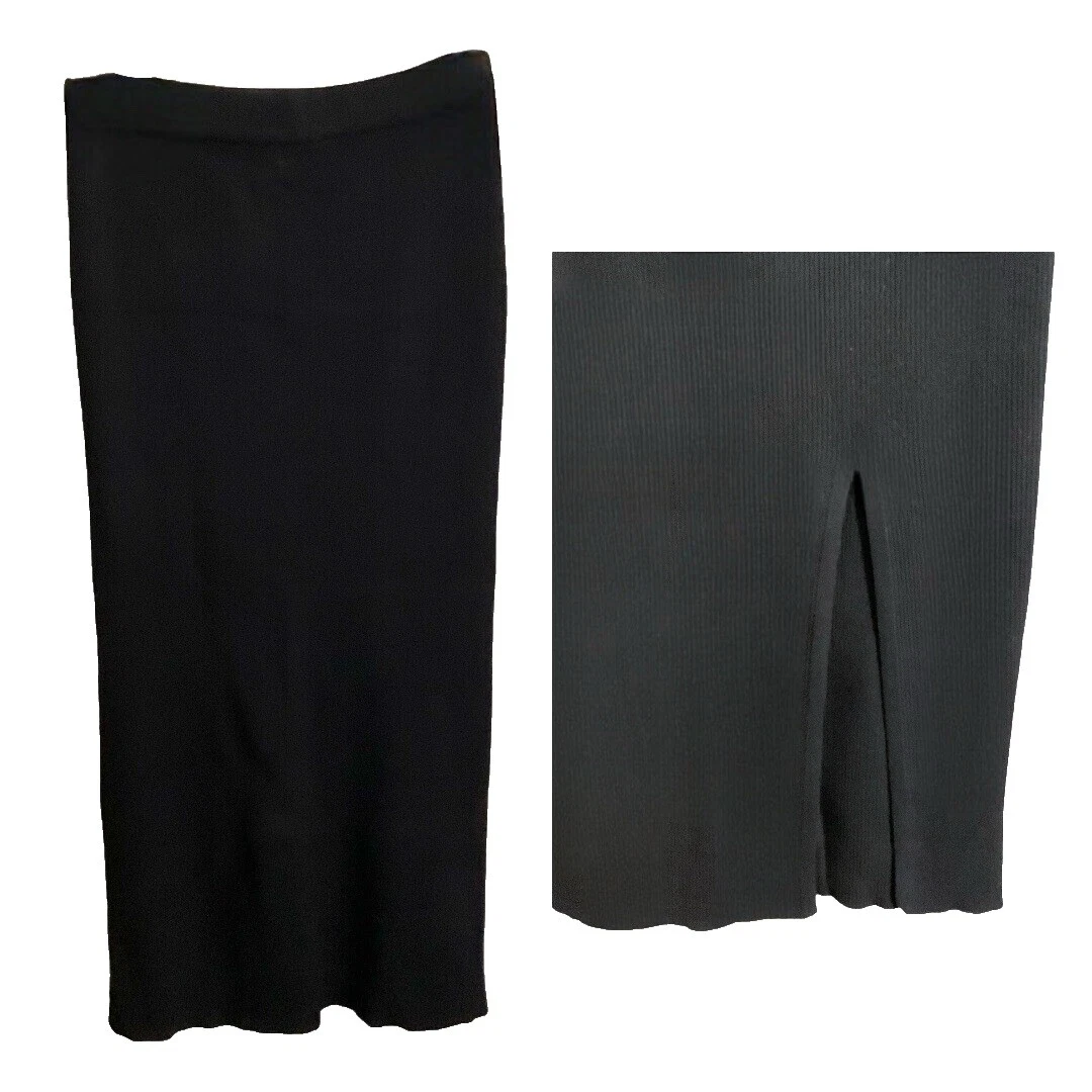 Faldas Lápiz y recto Zara de cuero para mujeres