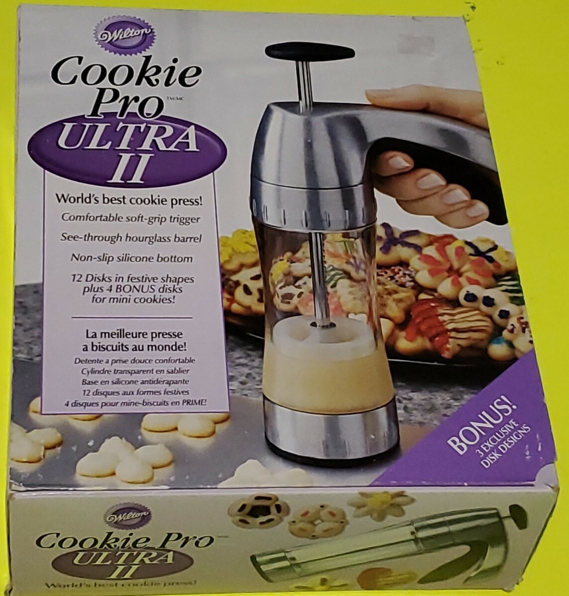 プロフみてねCOOKY 専用 WILTON Cookie Pro Ultra II Spritz Cookie Press w/18 Shapes