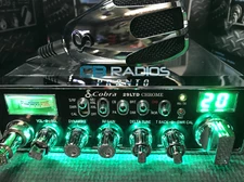Cobra 29 LTD Chrome -GREEN LIGHT EDITITION+PERFORMANCE TUNE+RECEIVE ENHANCE+ECHO