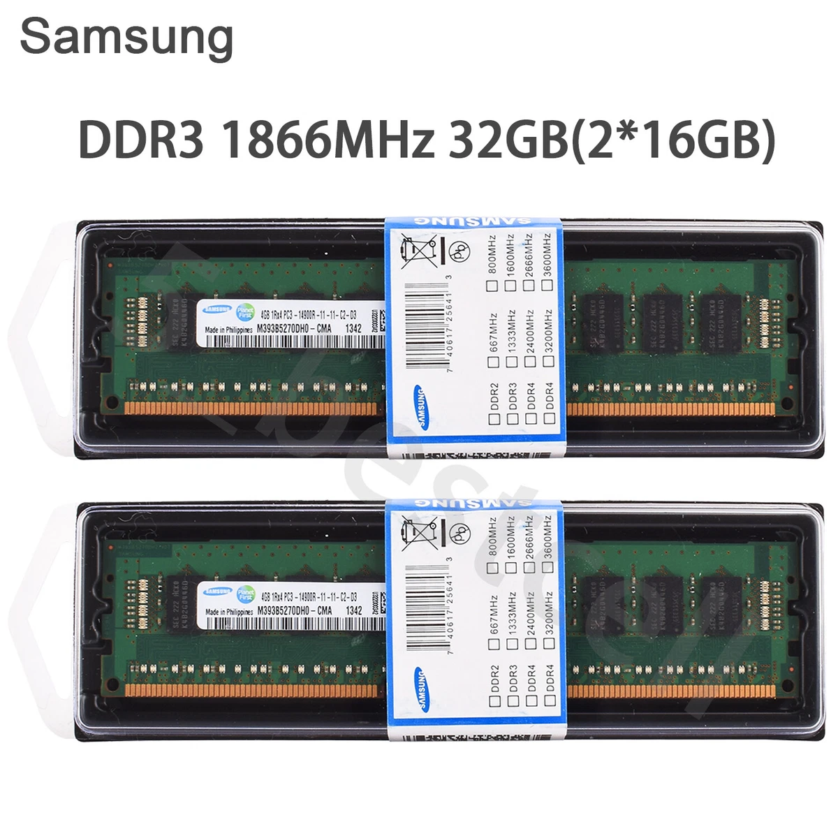 Samsung PC3-12800 (DDR3-1600) Server RAM 2 Modules for sale | eBay