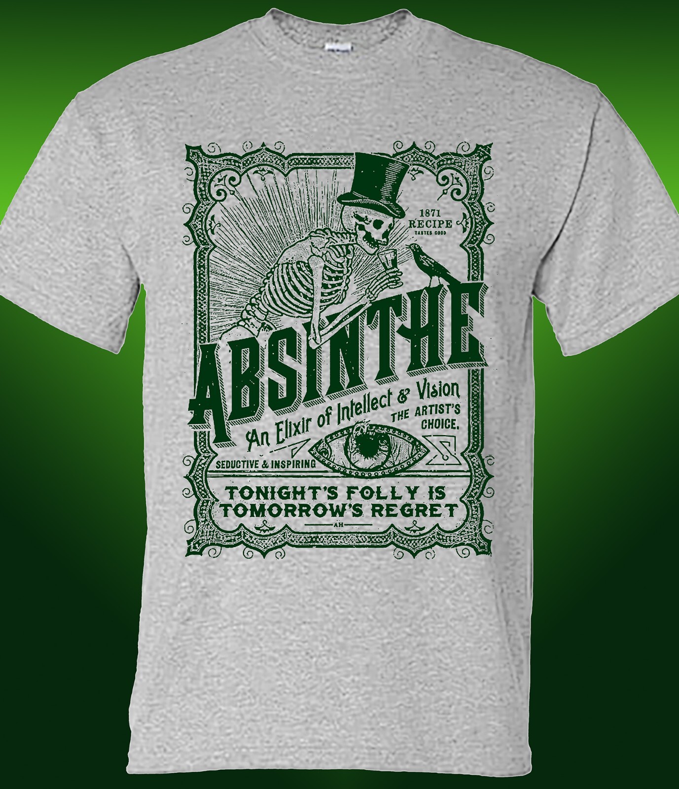 Absinthe Elixir of Intellect and Vision T-shirt | eBay