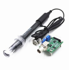 PH Electrode Probe BNC Liquid PH0-14 Value Detect Sensor Module for Arduino