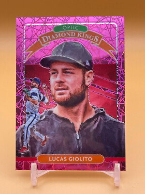 2020 Donruss Optic Lucas Giolito Diamond Kings Pink Velocity /199 White Sox #12