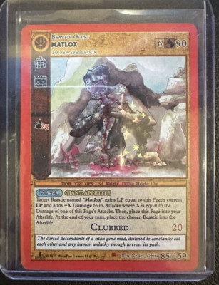Metazoo 1st Edition Cryptid Nation Matlox Reverse Holo 85/159 | eBay
