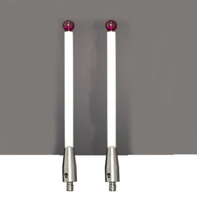 2Pcs For Renishaw A-5000-3709 CMM Probe Stylus 50mm Ceramic Stem - 6mm Ruby Ball
