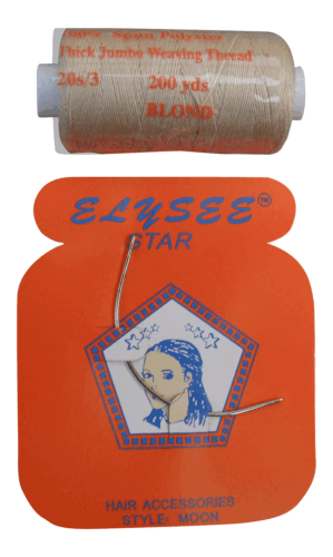 Hair Extensions Blonde Weaving Thread & Needle Hair Extensions Blonde Weaving Thread & Needle
