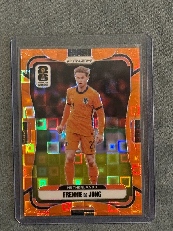 2026 Panini Prizm World Cup Frenkie de Jong /215 Color Match Pandora Netherlands