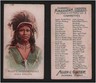 1888 ALLEN & GINTER N2 AMERICAN INDIAN CHIEFS Tobacco Card