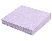 80X Servietten 33 X 33 Cm 1/4-Falz 3-Lagig Flieder