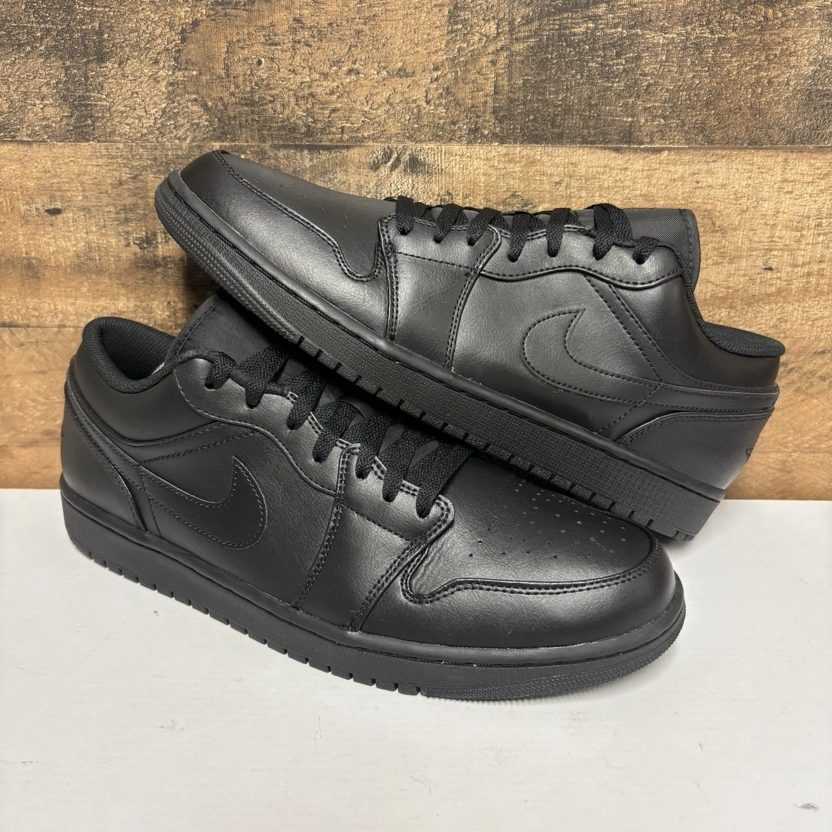Jordan 1 Low Triple Black for Sale | Authenticity Guaranteed | eBay