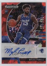 2020-21 Panini Prizm Draft Picks Prospect Red Ice Myles Powell #PA-MY Auto 0ld5