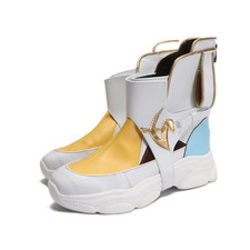 Anime FF14 Final Fantasy XIV Sphene Zipper Ankle Boots PU Shoes Cosplay Prop New