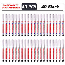 20mm Long Nib Nose Reach Head Permanent Ink Marker Pens Fine Tip Deep Hole