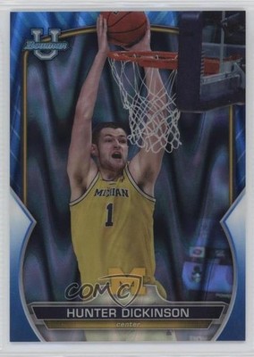 2022-23 Bowman U Chrome Blue RayWave Refractor 168/199 Hunter Dickinson #36 0m4q