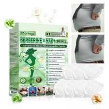Moringa Berberine 10-in-1 Advanced Nano Microneedle Patch 7pcs/box 