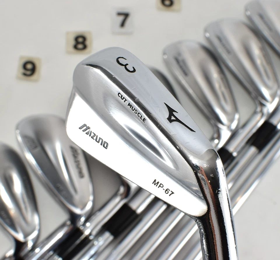 Mizuno MP-67 Forged 8p 3-4-5-6-7-8-9-Pw RH Golf Club Iron Set DG S300 Stiff Club - Image 2 of 4