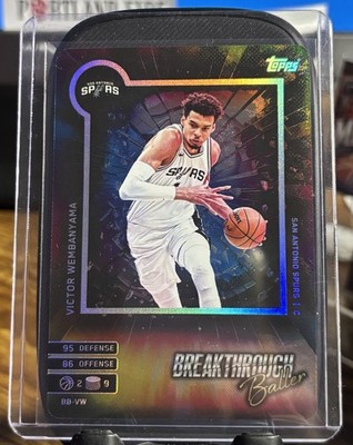 2025 Topps Match Attax Victor Wembanyama Breakthrough Baller - Spurs