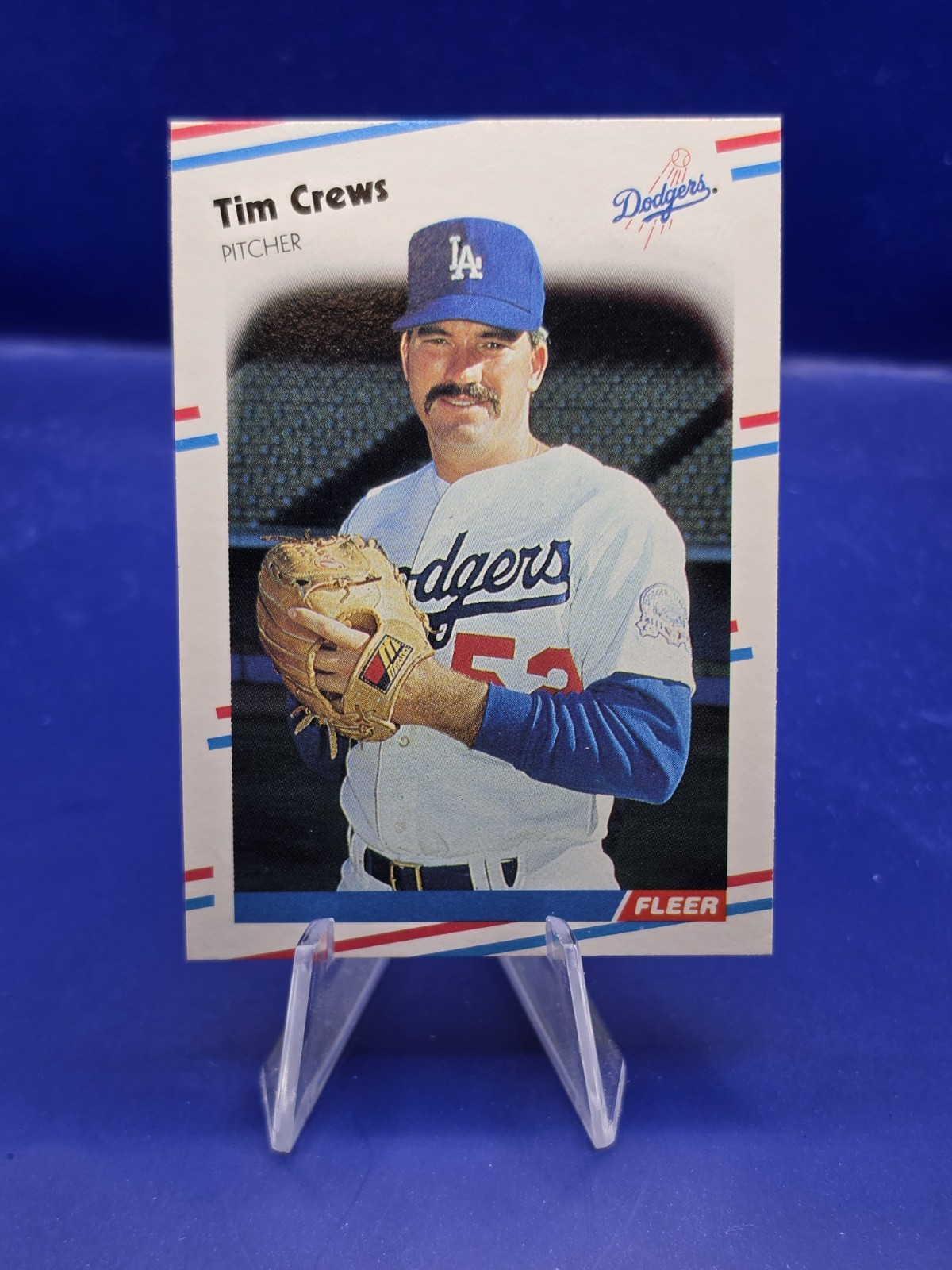 1988 Fleer Tim Crews #511 (EX)