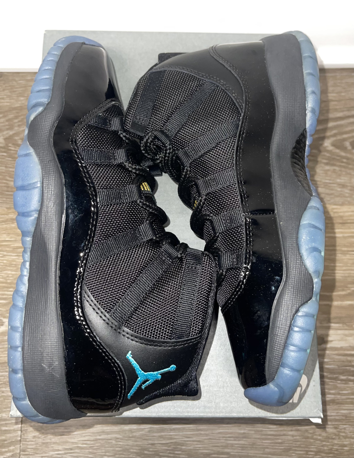 Kids Size 4Y - 7Y - Air Jordan 11 Retro (GS) 2025 Gamma Blue 378038-047 BGRADE