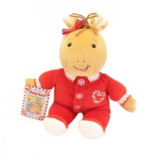 1999 Arthur Baby Kate Read Plush Eden PJs Candy Cane PBS Large 14  Stuffy NWT