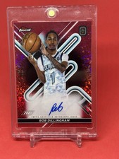 2023 TOPPS FINEST OTE ROB DILLINGHAM AUTO RED 1 /5 Bulls Jersey Number Match