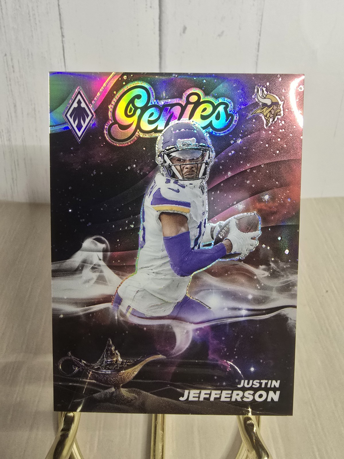 2023 Panini Phoenix Football Justin Jefferson Genies SP Case Hit #GE-17 Vikings