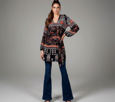 Marks & Spencer Limited Edition Woman Shirt 'Boohoo' Long Sleeves Puff belt12