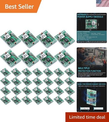 6 Units of MP1584EN DC-DC Power Modules, Adjustable Voltage, Compact Size