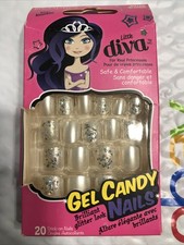 KISS BROADWAY 20 Little Diva Gel Candy Stick-On Nails 60700 BLDG02 unsealed NIB