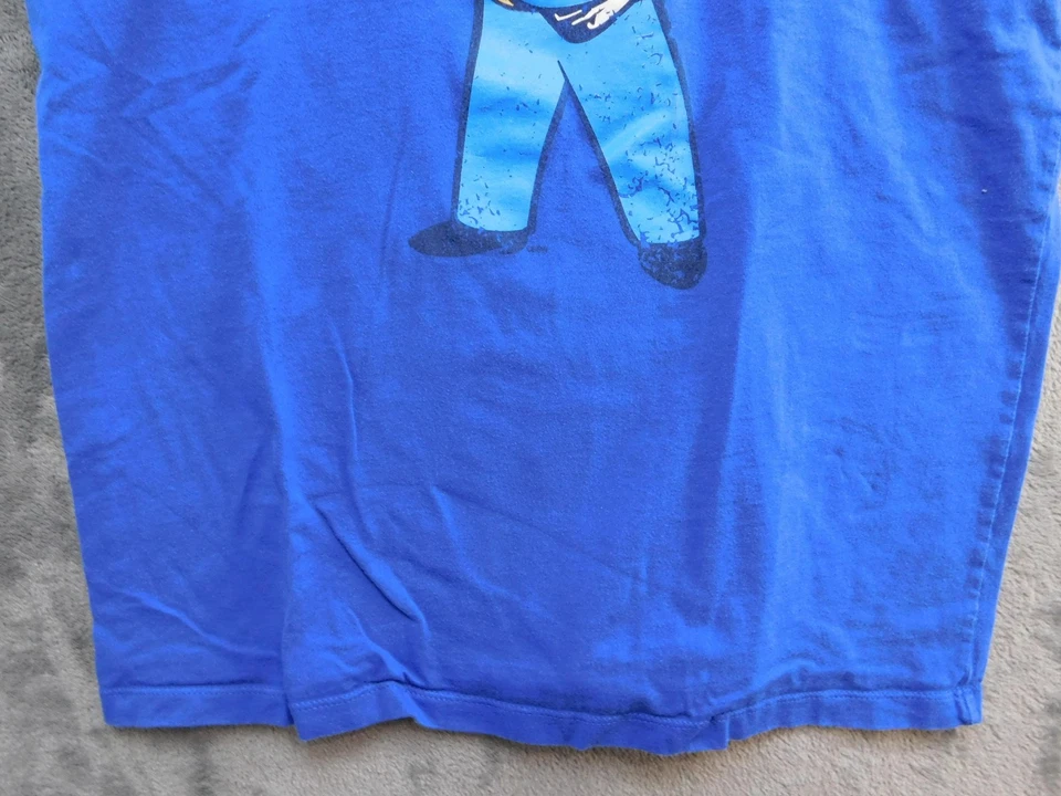 Fallout Nuka Cola Vault Boy Shirt Mens Medium Blue Graphic Video Game Bethesda - Image 4 of 4
