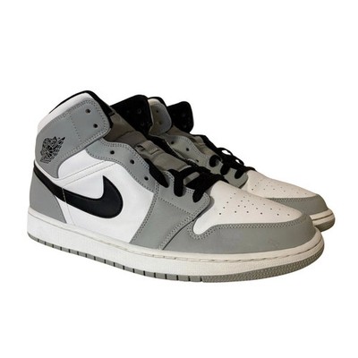 Air Jordan 1 Mid Light Smoke Grey | Größe 46