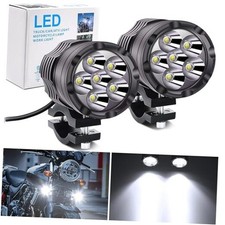 Motorcycle Fog Lights with 1inch Tube Bar Brackets, 2.5" Motorcycle 60W U21