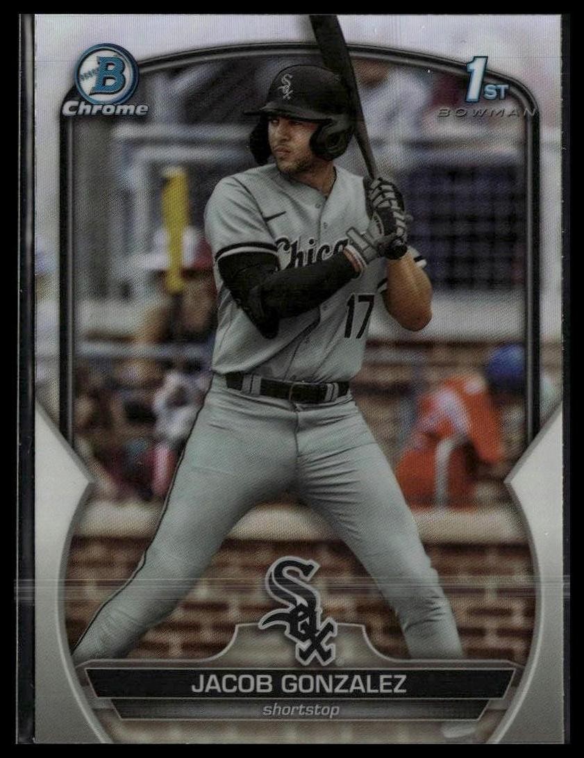 2023 Bowman Draft #BDC-167 Jacob Gonzalez Chrome Refractor 1st Bowman
