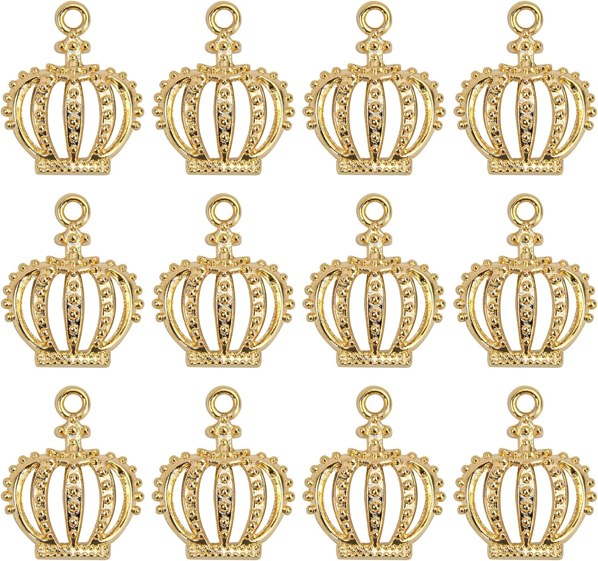 30 Piezas De Mini Coronas Para Manualidades, Adornos De Joyería De Corona De Aleación De Diamantes De Imitación, Corona Pequeña Para Manualidades, Accesorios Para El Cabello, Decoraciones De Fiesta