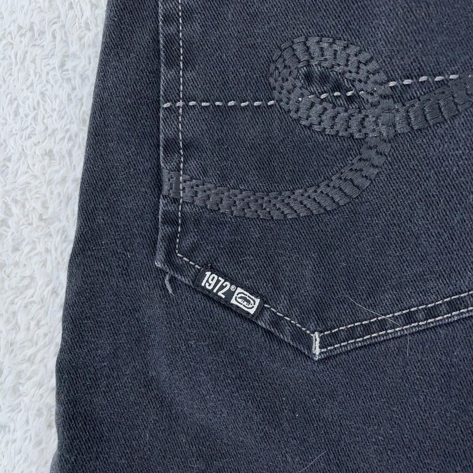 Pantalones Cortos de Denim Ecko Unltd Calce Suelto De Colección Para Hombres 30 Pantalones Cortos Largos Ropa de Calle Y2K Hip Hop Foto 4 de 4