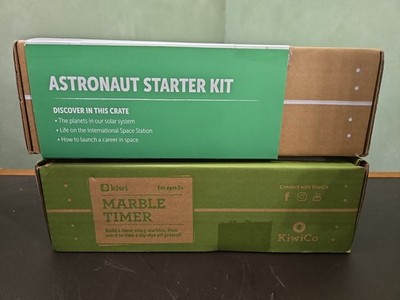 KiwiCo Kiwi Crate **2**ASTRONAUT STARter & Marble Timer-STEM Science Kits Age 5+