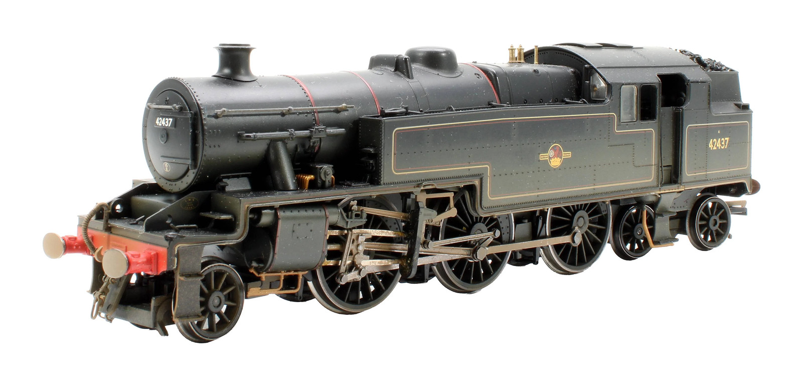 HORNBY OO GAUGE R2637X BR STANIER CLASS 4P '42437' STEAM LOCO *DCC/WEATHERED*