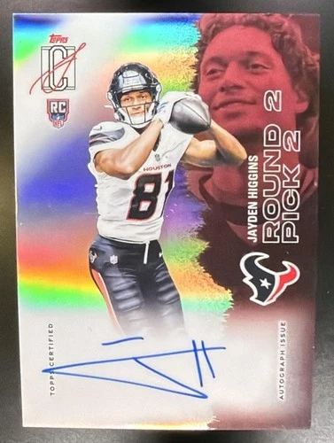 2025 Topps Signature Jayden Higgins Rookie Class Autographs (RAW)
