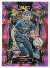 2025 Select WNBA Concourse Pink Ice #48 Sydney Colson Indiana Fever Texas A&M