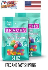 Brach's Classic Jelly Beans Candy for Assorted Flavors Bulk Bag 54 oz 2 ct