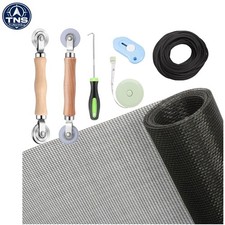 48x118 inch window and door screen repair kit fiberglass mesh with tools