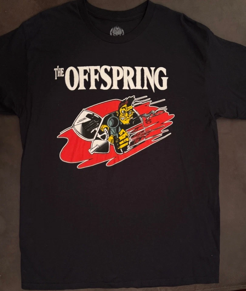 Camiseta De Colección 1998 The Offspring Bad Habit Stupid Dumbshit Goddam Motherfcker Grande Foto 2 de 4
